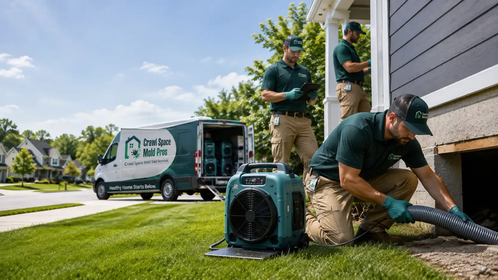 Crawl Space Mold Removal in Purcellville, VA